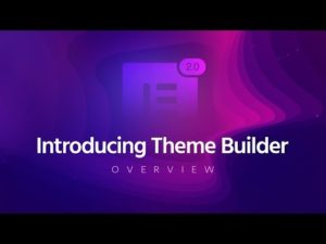 optimascript-Elementor Theme Builder - Pro 2 Overview