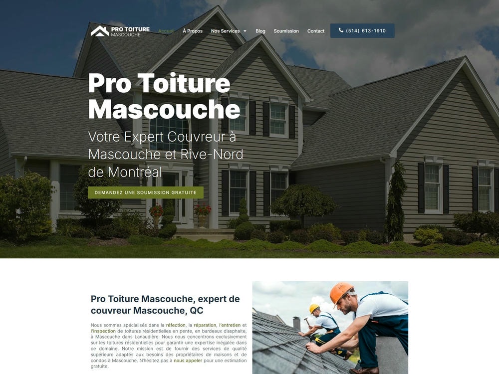Toiture Mascouche