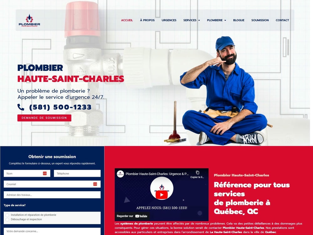 Plombier Haute-Saint-Charles