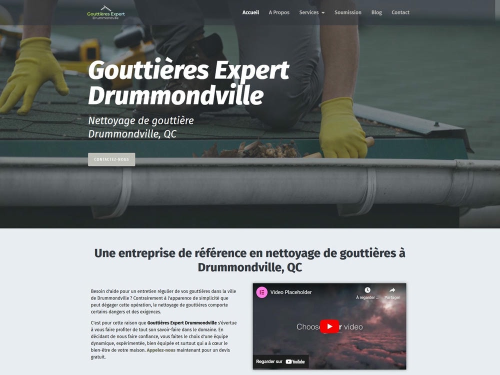 Gouttières Expert Drummondville