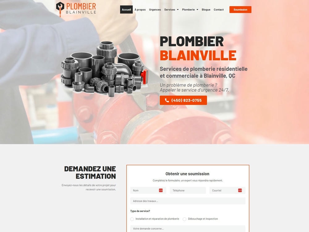 Plombier Blainville